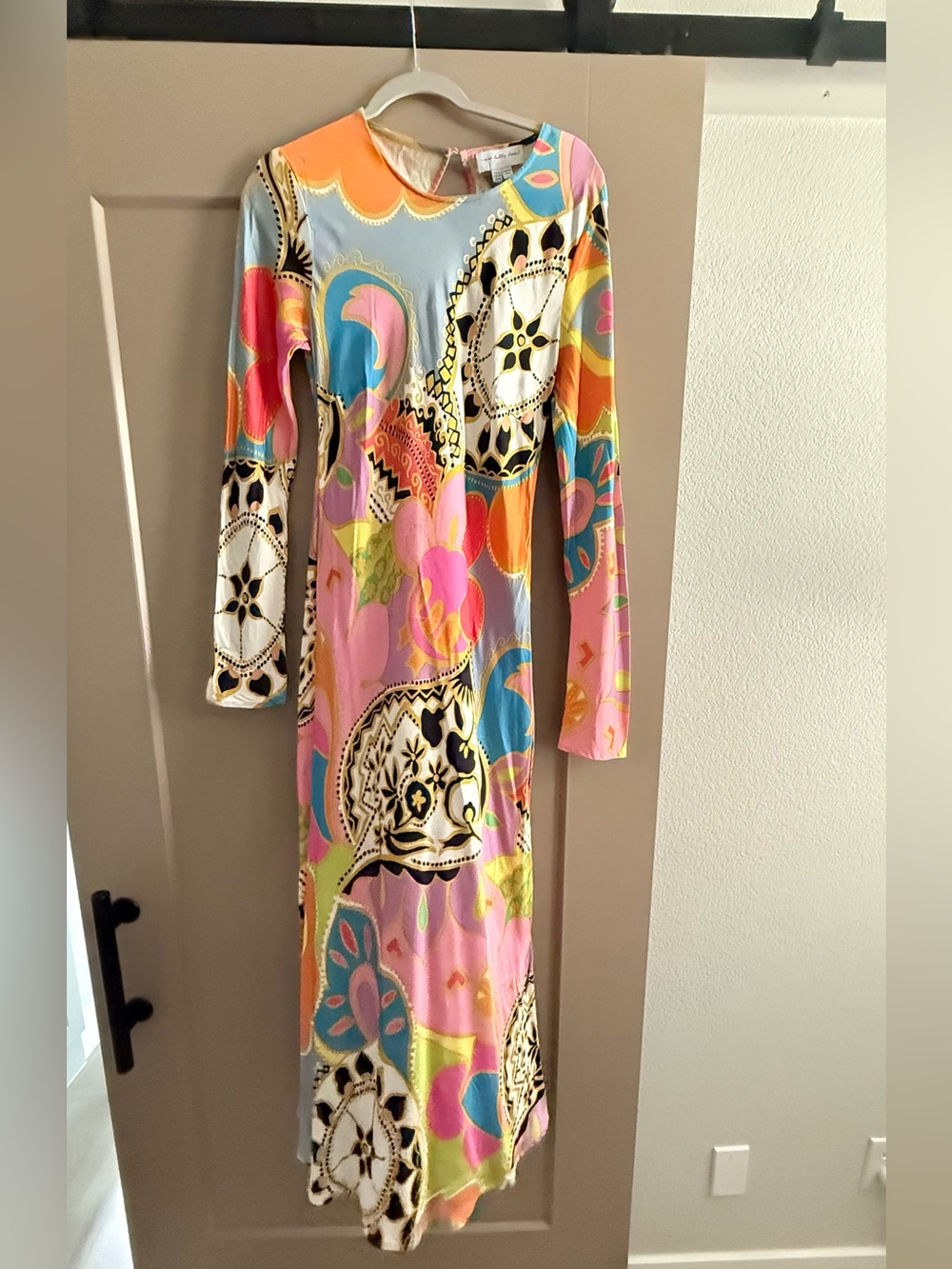 Multicolor Paisley Print Maxi Dress - Picture 5 of 6